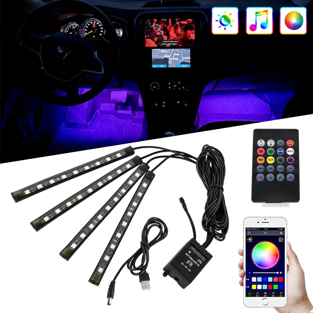 Interior & Comfort — LED ambient strip lights