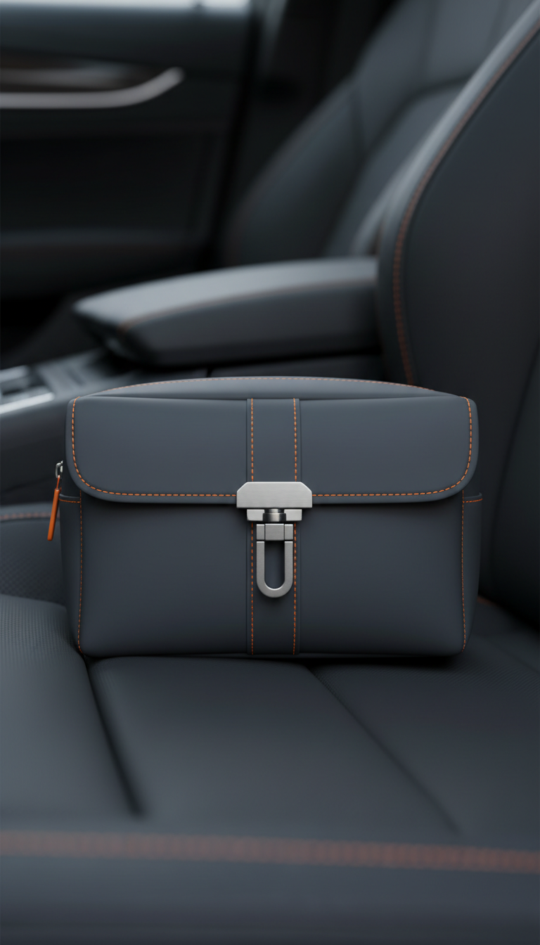 Collapsible Car Trunk Organizer — Heavy-Duty 3-Compartment Cargo Storage with Non-Slip Base