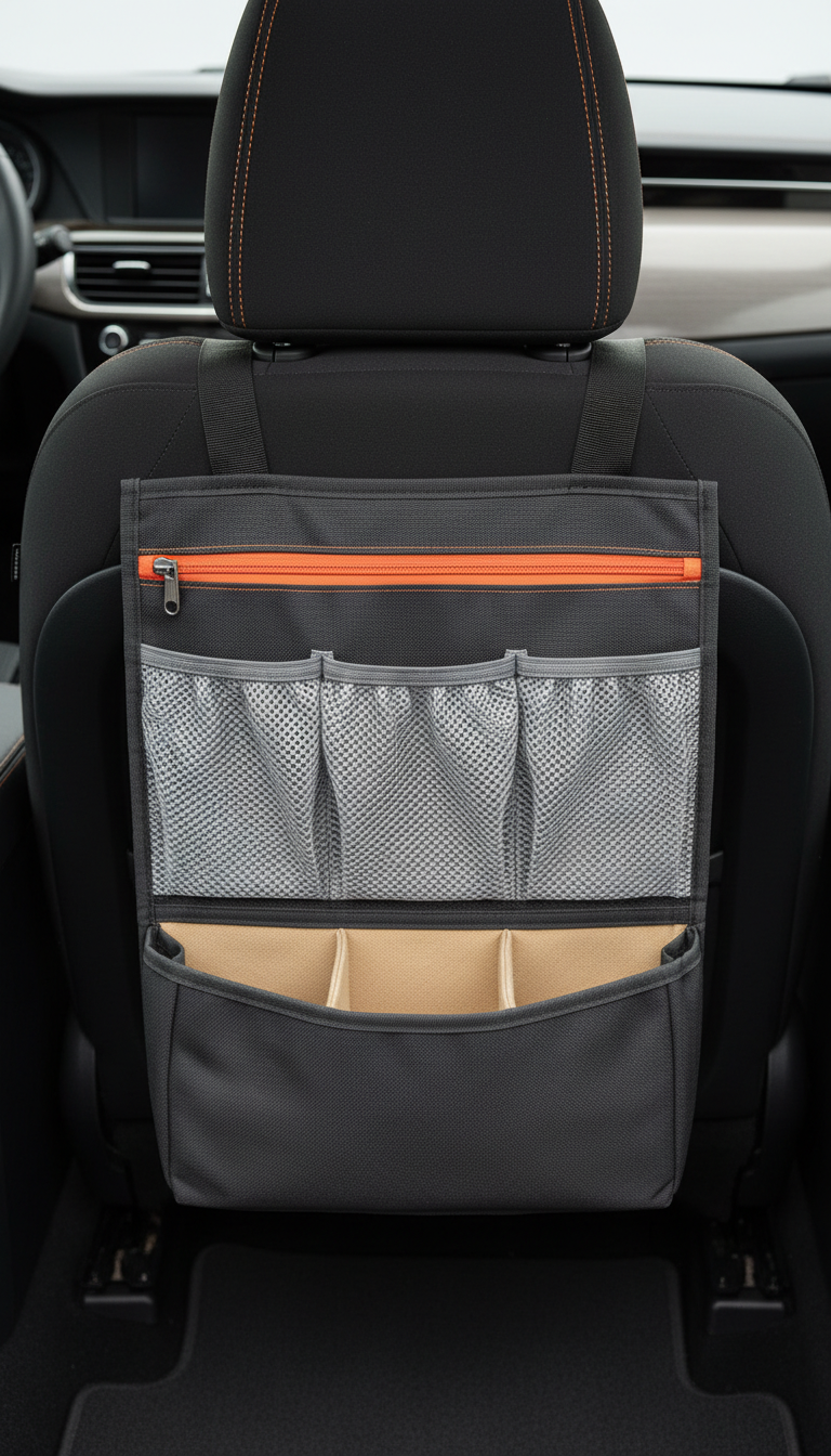 Car Seat Gap Filler & Console Organizer — Universal Fit, Stops Things Falling Between Seats