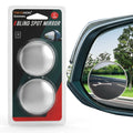Blind Spot Mirrors — 360° Adjustable Stick-On Convex Safety Mirrors (4-Pack)