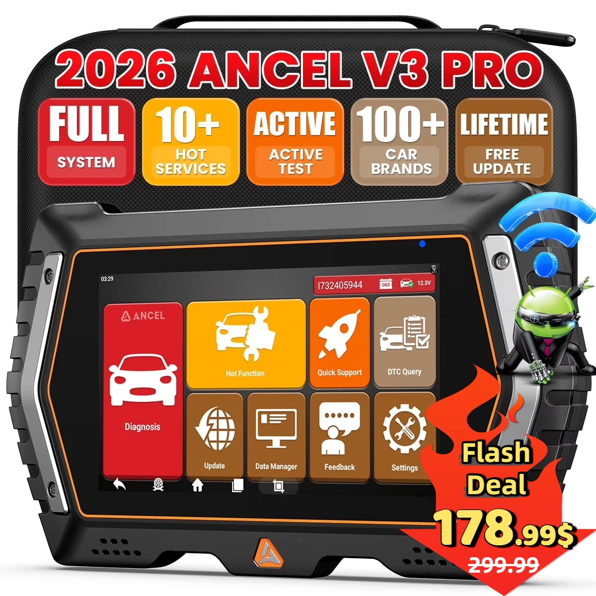 Car code reader OBD2 diagnostic tool