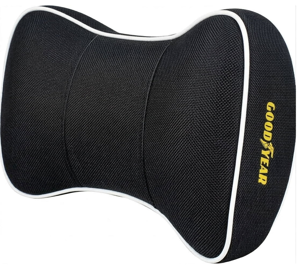 Memory Foam Car Neck Pillow — Ergonomic Headrest Cushion for Long Drives