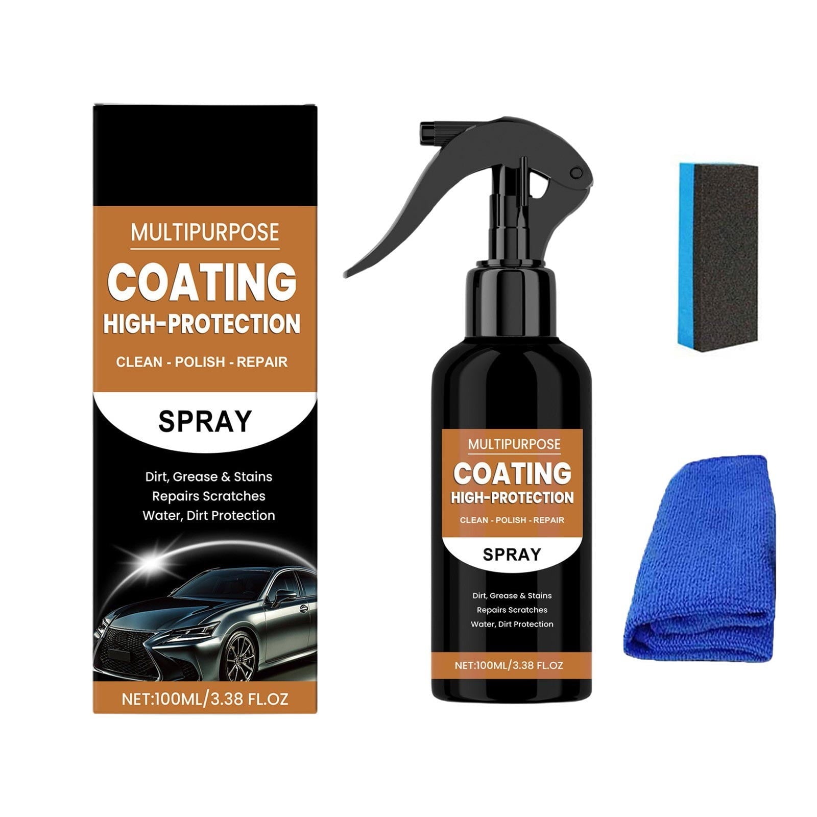 Hydrophobic Windshield Rain Repellent Spray — Streak-Free Clarity in Any Weather