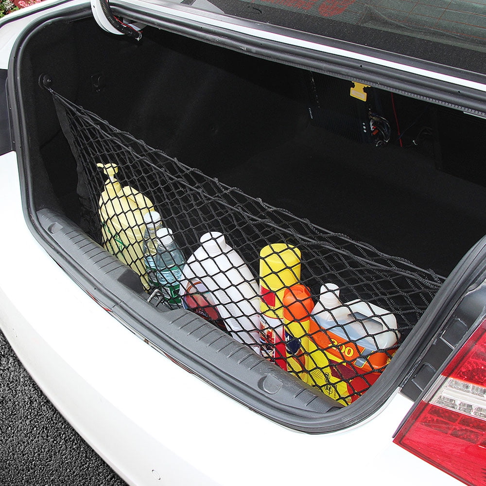 Universal car trunk cargo mesh net organizer
