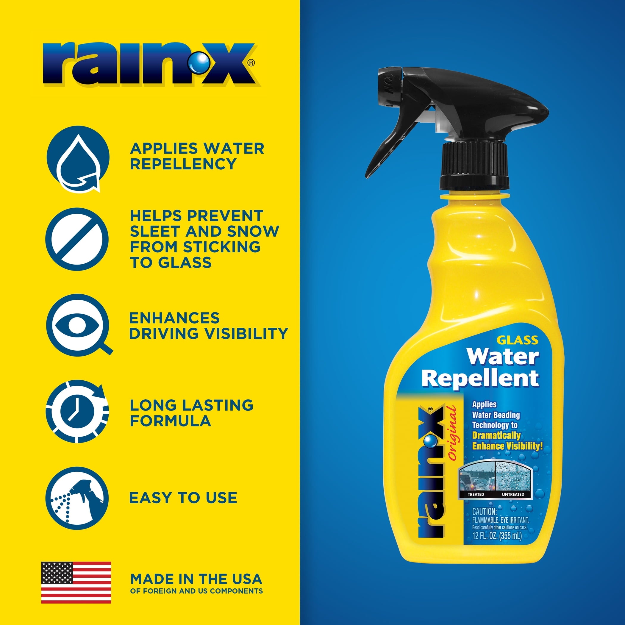Hydrophobic Windshield Rain Repellent Spray — Streak-Free Clarity in Any Weather
