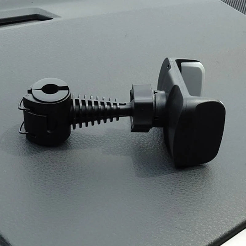 2023 New Universal Car Back Seat Headrest Support Bracket Adjustable 360 Degree Rotating IPad Mobile Phone Black Bracket In Car