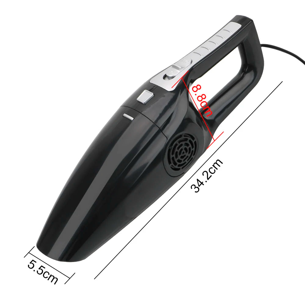 Wet & Dry Car Vacuum — 12V 120W Powerful Handheld, Auto & Home
