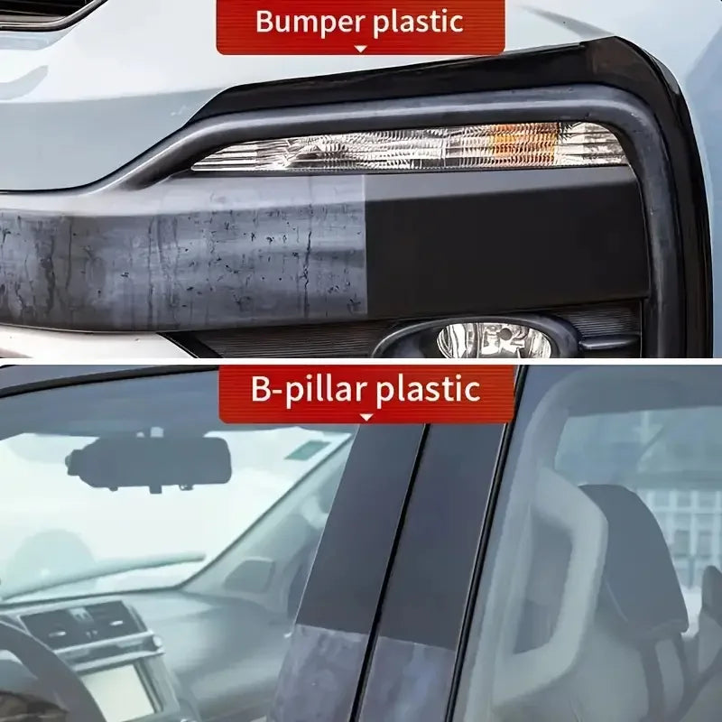 Car Plastic Restorer Back To Black Gloss Auto Interior Leather & Panel Renewal Wax Coating Agent Auto Polish And Repair Coating