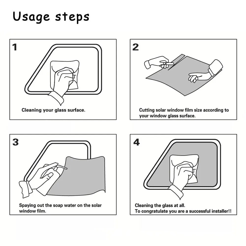 Solar window film for car and home glass