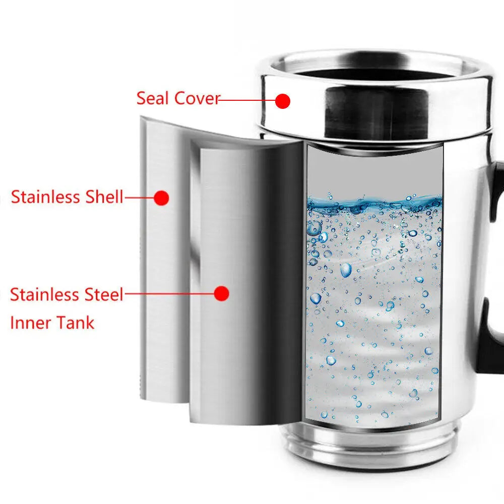 12V Car Travel Kettle — Boil Water on the Road