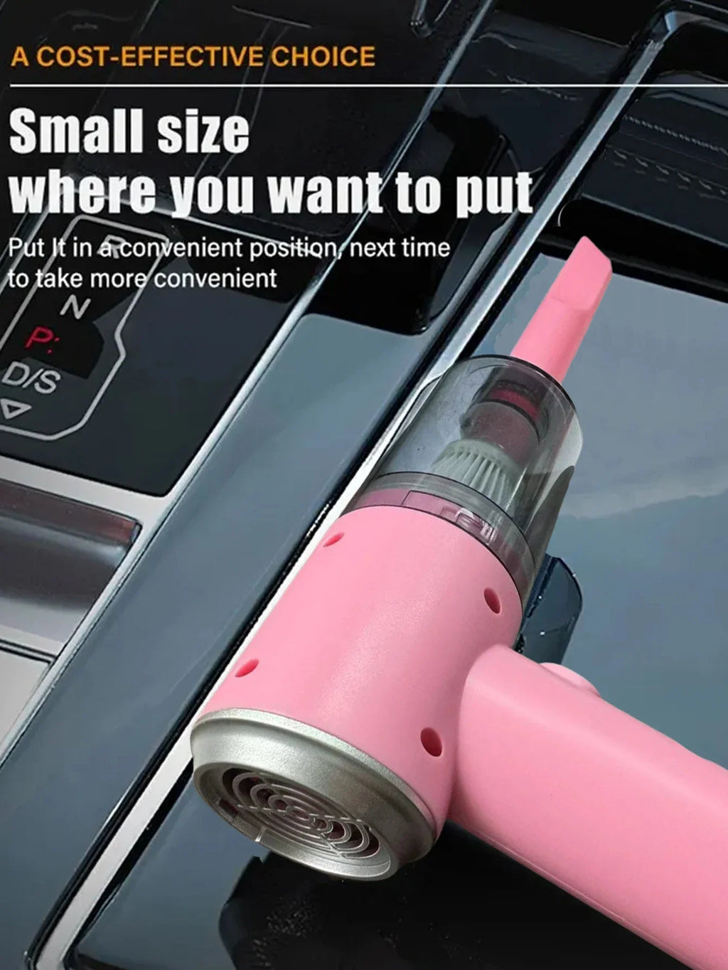 USB Cordless Car Vacuum — Strong Suction Handheld, Home & Auto Ready