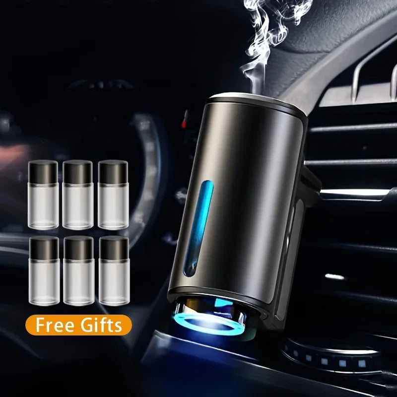 Car Air Purifier - product features diagram