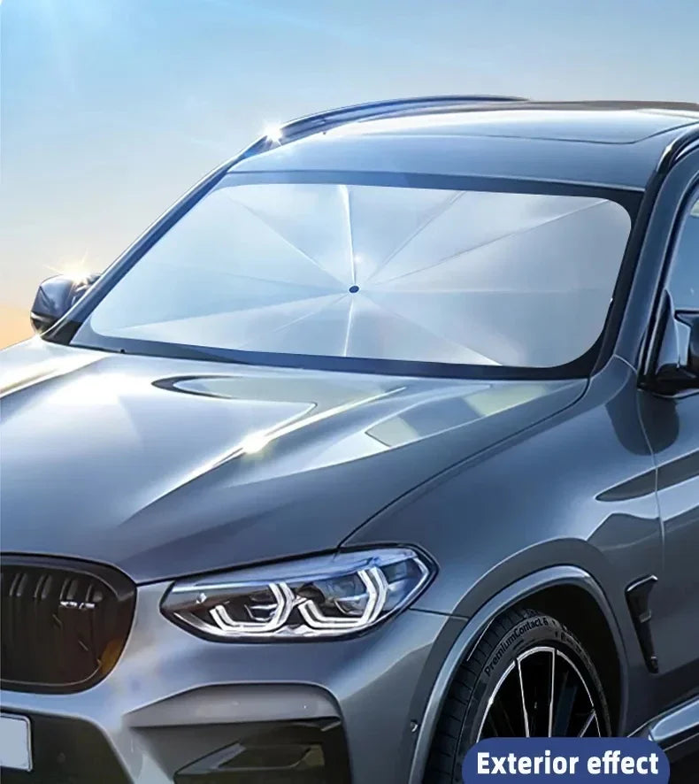 Classic Car Windshield Parasol — Interior Sun Shade, UV Protection