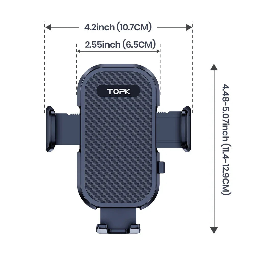 Magnetic Car Phone Mount - mounting mechanism detail
