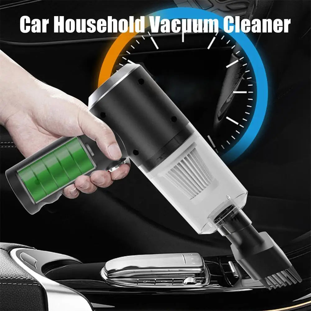 Multi-Surface Car Vacuum — Compact Portable, Home & Vehicle Use