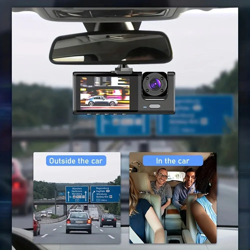 Dash Cam Full HD 1080P — Front Camera with Night Vision, Loop Recording & G-Sensor
