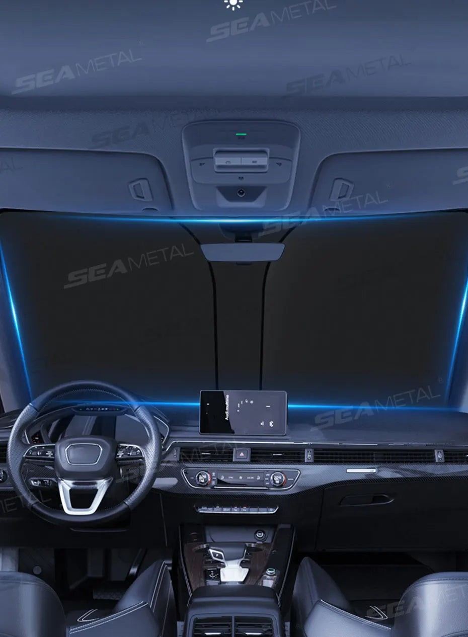 Foldable Windshield Sun Shade — 99% UV Block, Keeps Car Cool | Standard & XL SUV Sizes