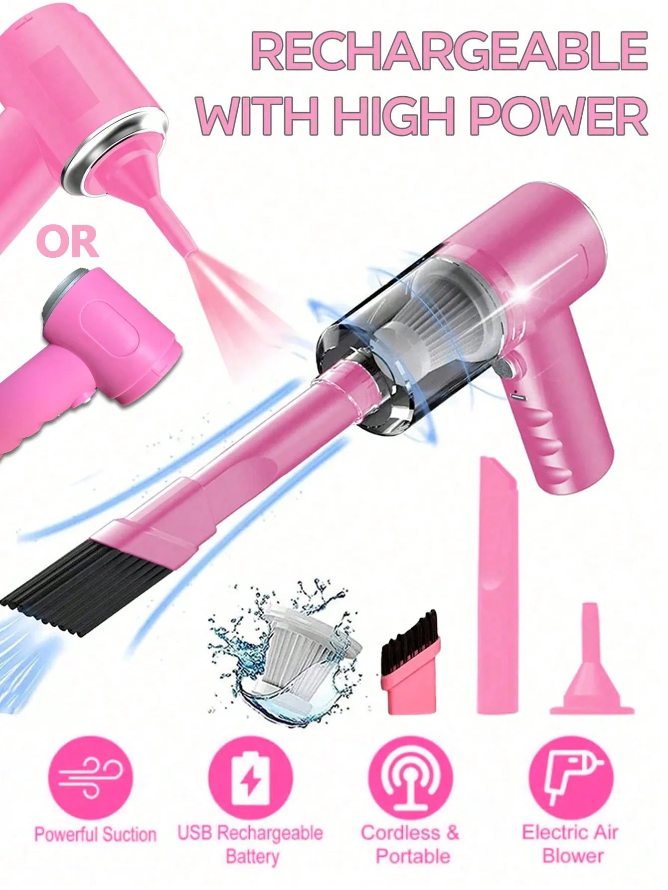 12v Portable Car Vacuum Cleaner