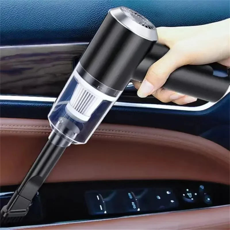 Portable Pump Car Vacuum — Multi-Purpose Compact Handheld Cleaner