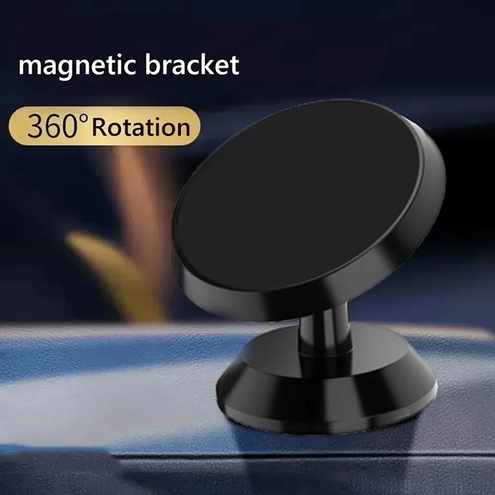 Universal Magnetic Car Phone Holder Dashboard Windshield Mount Sticker Stand for iPhone 17 16 15 14 Samsung Xiaomi Huawei