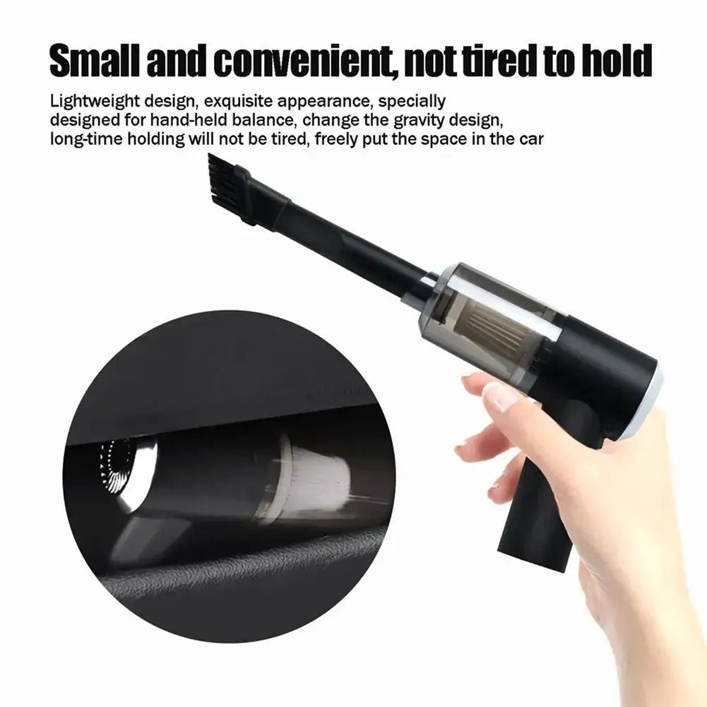 Multi-Surface Car Vacuum — Compact Portable, Home & Vehicle Use