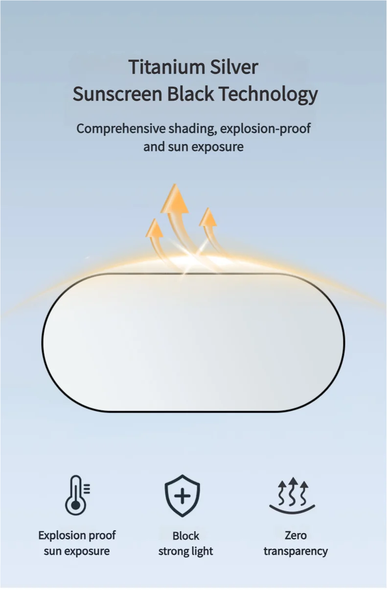 UV-Reflective Rear Windshield Sun Shade — Heat Isolation, Foldable