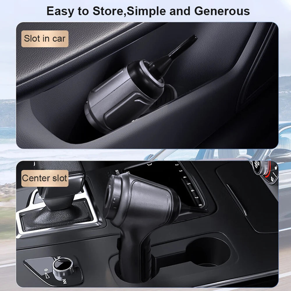 Cordless Car Vacuum — 95,000PA High Suction, 2-in-1 Blower & Vacuum