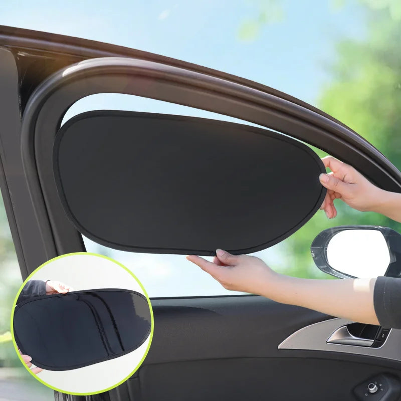 Static Cling Car Side Window Sun Shade — Traceless, UV & Heat Block