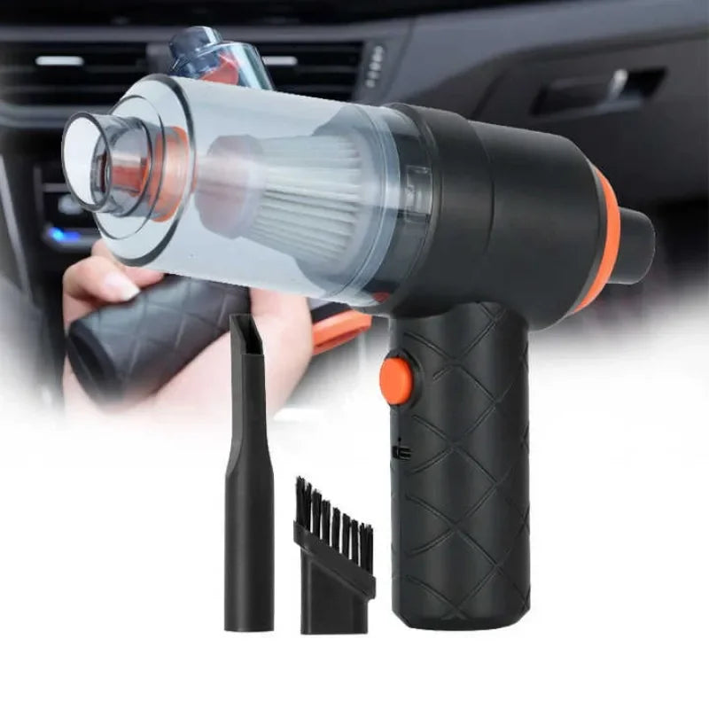 Cordless Mini Car Vacuum — Strong Suction & Blower, Home & Pet Hair