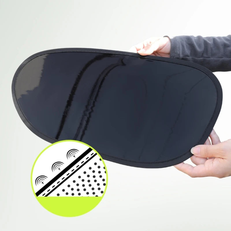 Static Cling Car Side Window Sun Shade — Traceless, UV & Heat Block