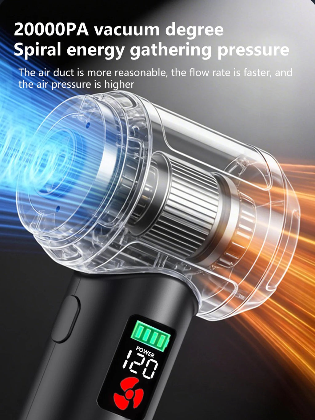 Mini High-Power Car Vacuum — Instant Suction, No Backflow, Home & Auto