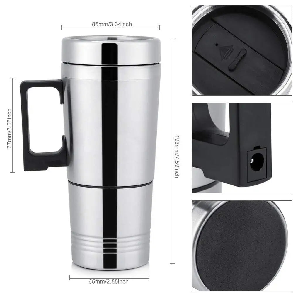 12V Car Travel Kettle — Boil Water on the Road