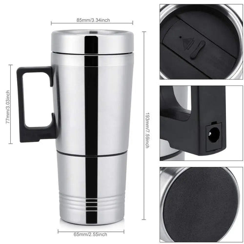 12V Car Travel Kettle — Boil Water on the Road