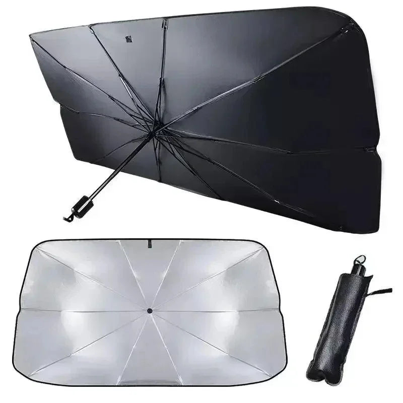 Classic Car Windshield Parasol — Interior Sun Shade, UV Protection