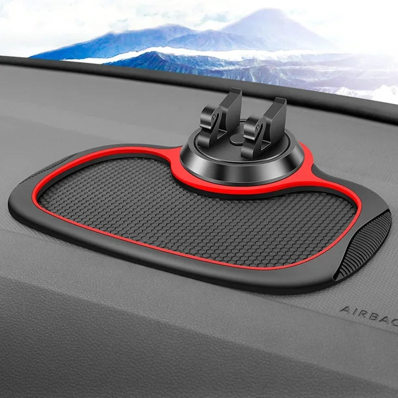 Anti-Slip Dashboard Phone Mat — Nano Grip, No Suction Cups Needed