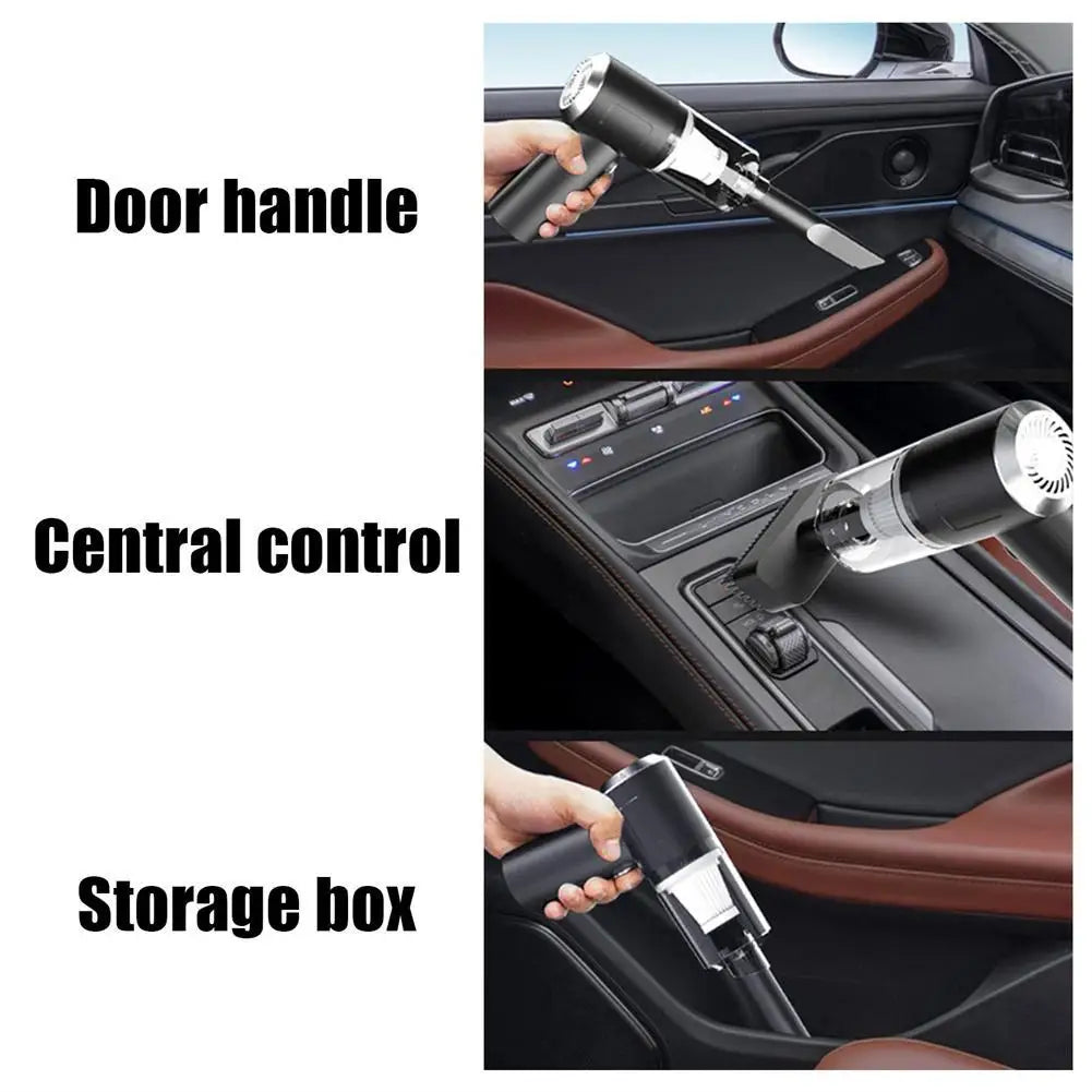 Multi-Surface Car Vacuum — Compact Portable, Home & Vehicle Use