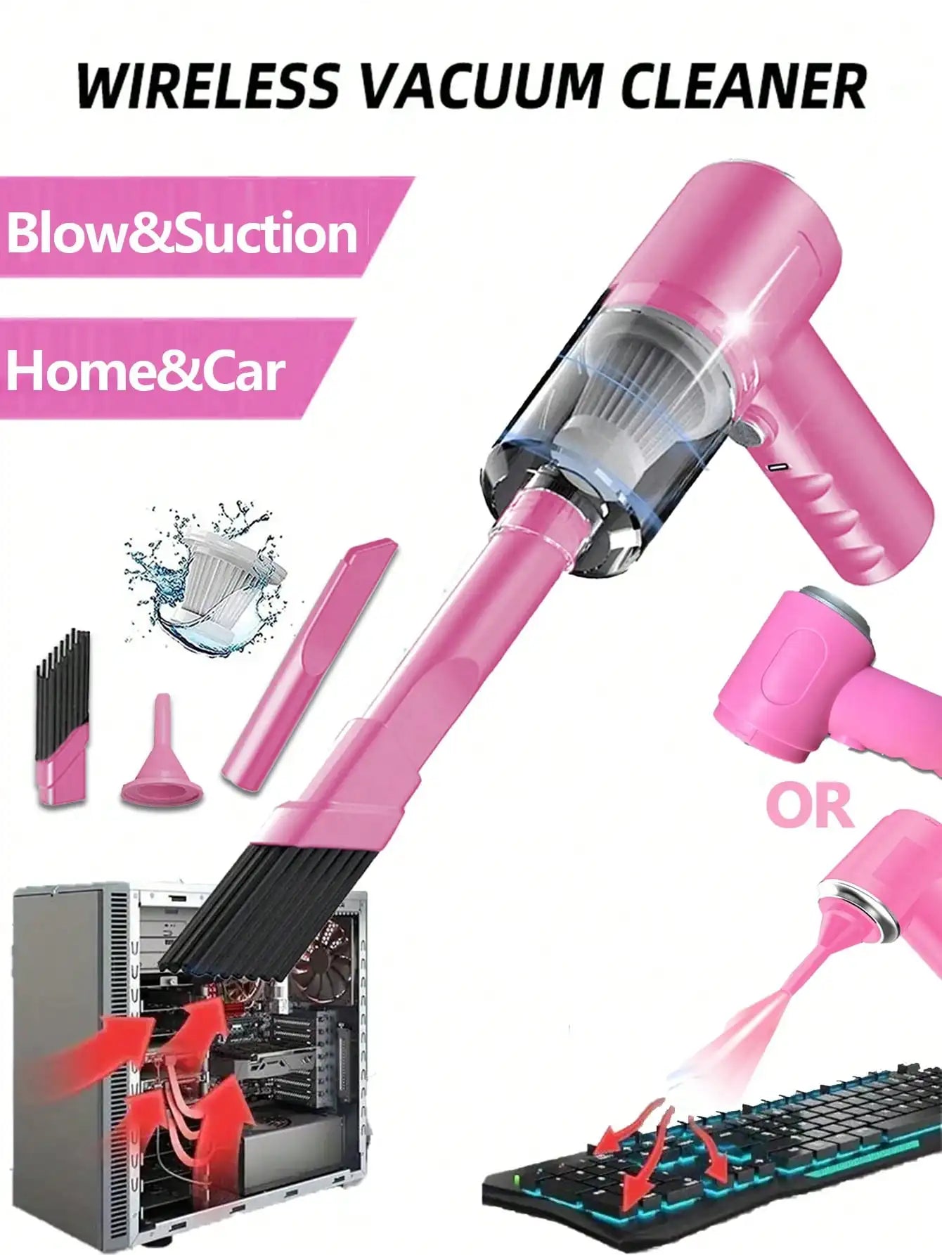 12v Portable Car Vacuum Cleaner