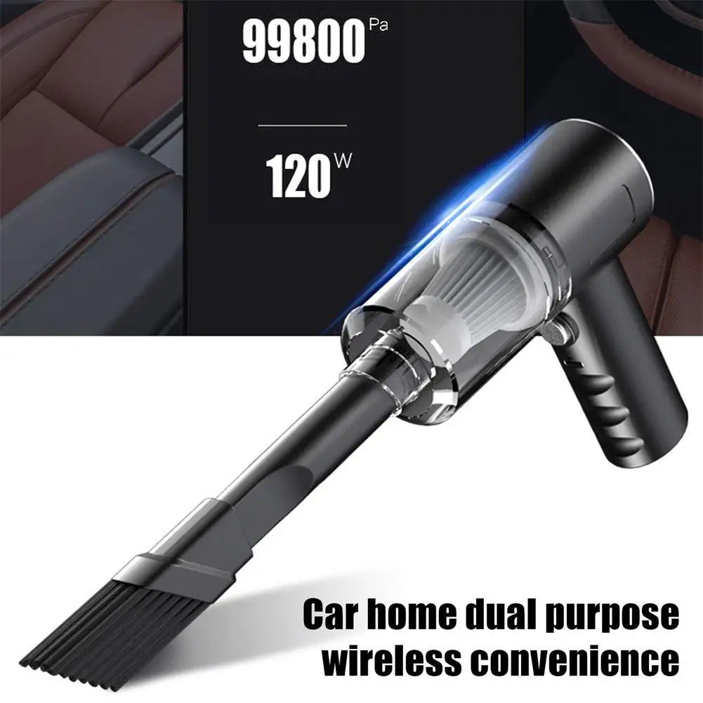 Multi-Surface Car Vacuum — Compact Portable, Home & Vehicle Use