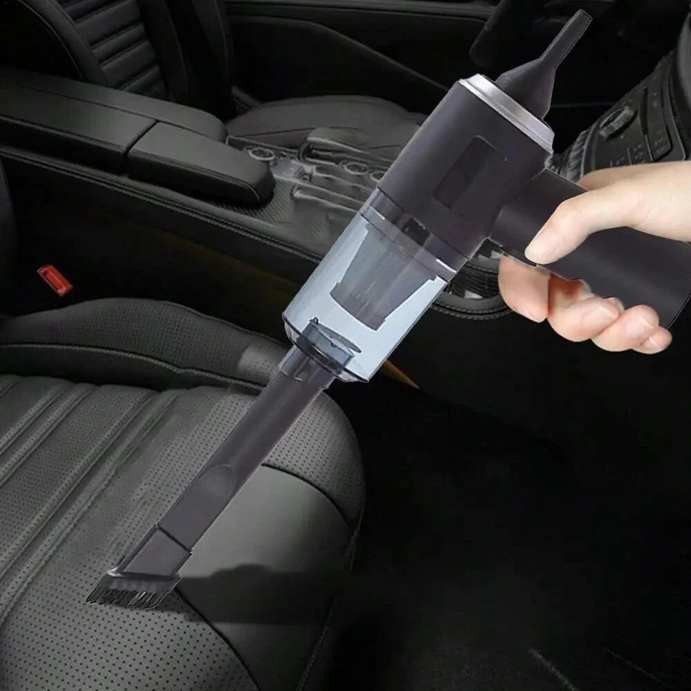 USB-Charged Car & ATV Vacuum — High Power Auto Cleaning
