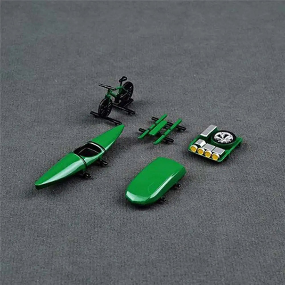 1:64 Scale Model Car Roof Travel Off-road Series Bicycle Kayak 1/64 Car Roof Accessories Miniatures Plastic