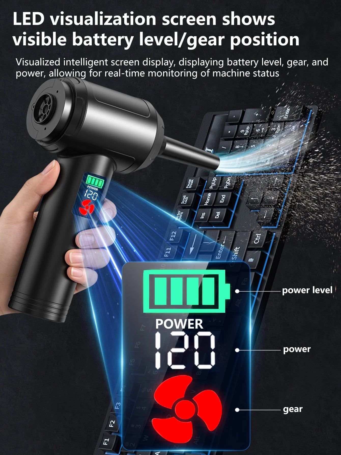 Mini High-Power Car Vacuum — Instant Suction, No Backflow, Home & Auto