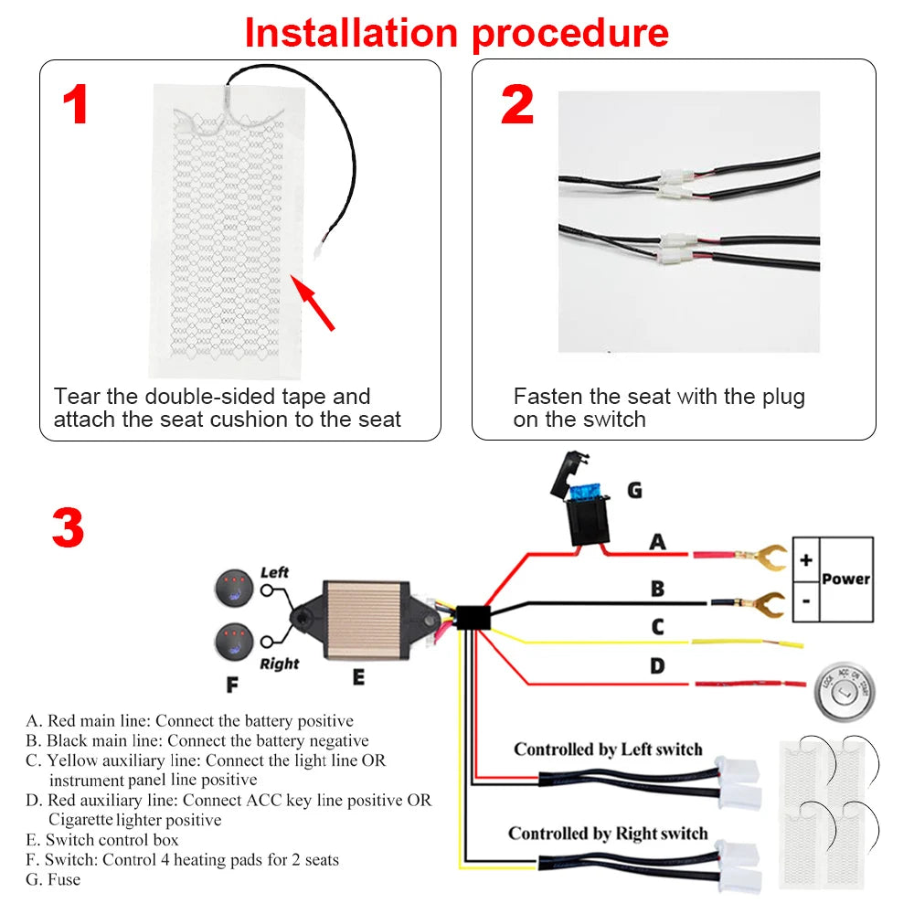 Heated Car Seat Cover — Universal Fit, 3-Level Heat, Warms in Under 2 Minutes