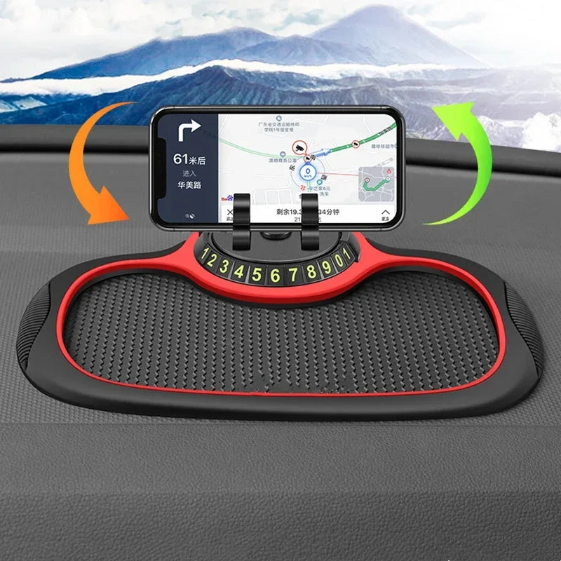 Anti-Slip Dashboard Phone Mat — Nano Grip, No Suction Cups Needed