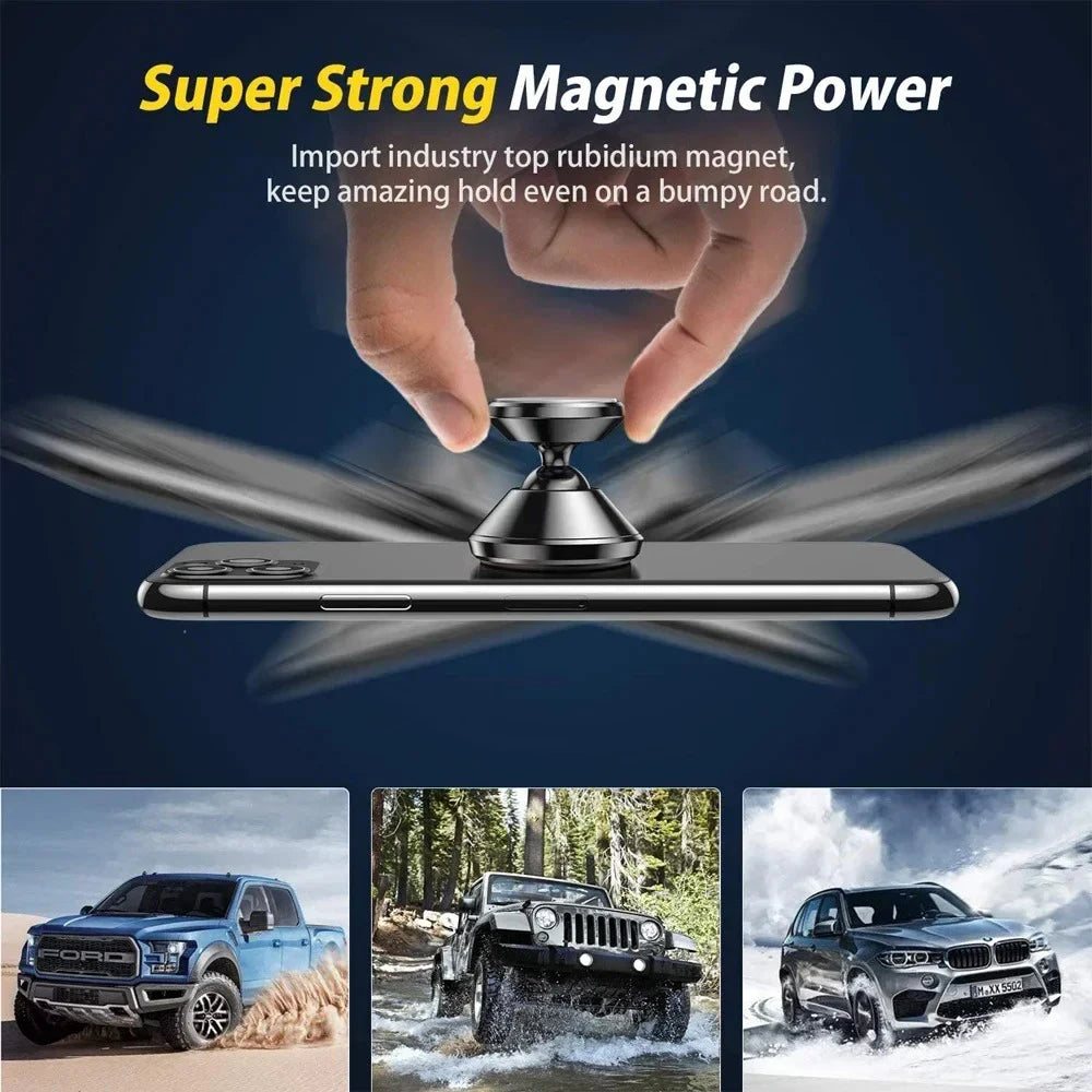 Universal Magnetic Car Phone Holder Dashboard Windshield Mount Sticker Stand for iPhone 17 16 15 14 Samsung Xiaomi Huawei