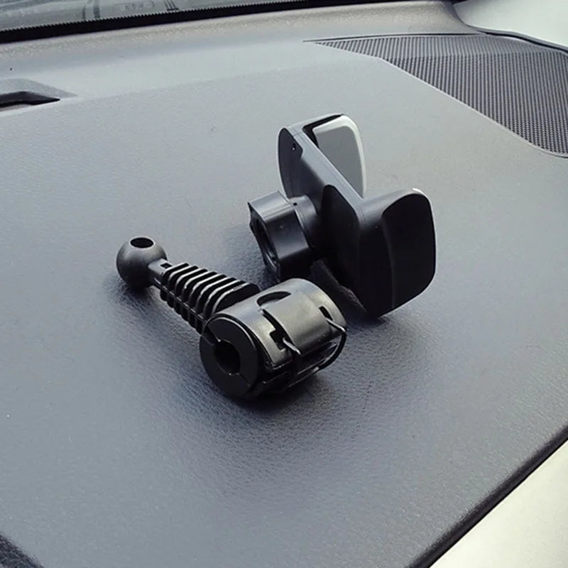 2023 New Universal Car Back Seat Headrest Support Bracket Adjustable 360 Degree Rotating IPad Mobile Phone Black Bracket In Car