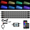 Car Interior LED Ambient Strip Lights — Music Sync, 16M Colors, App & Remote — view 10