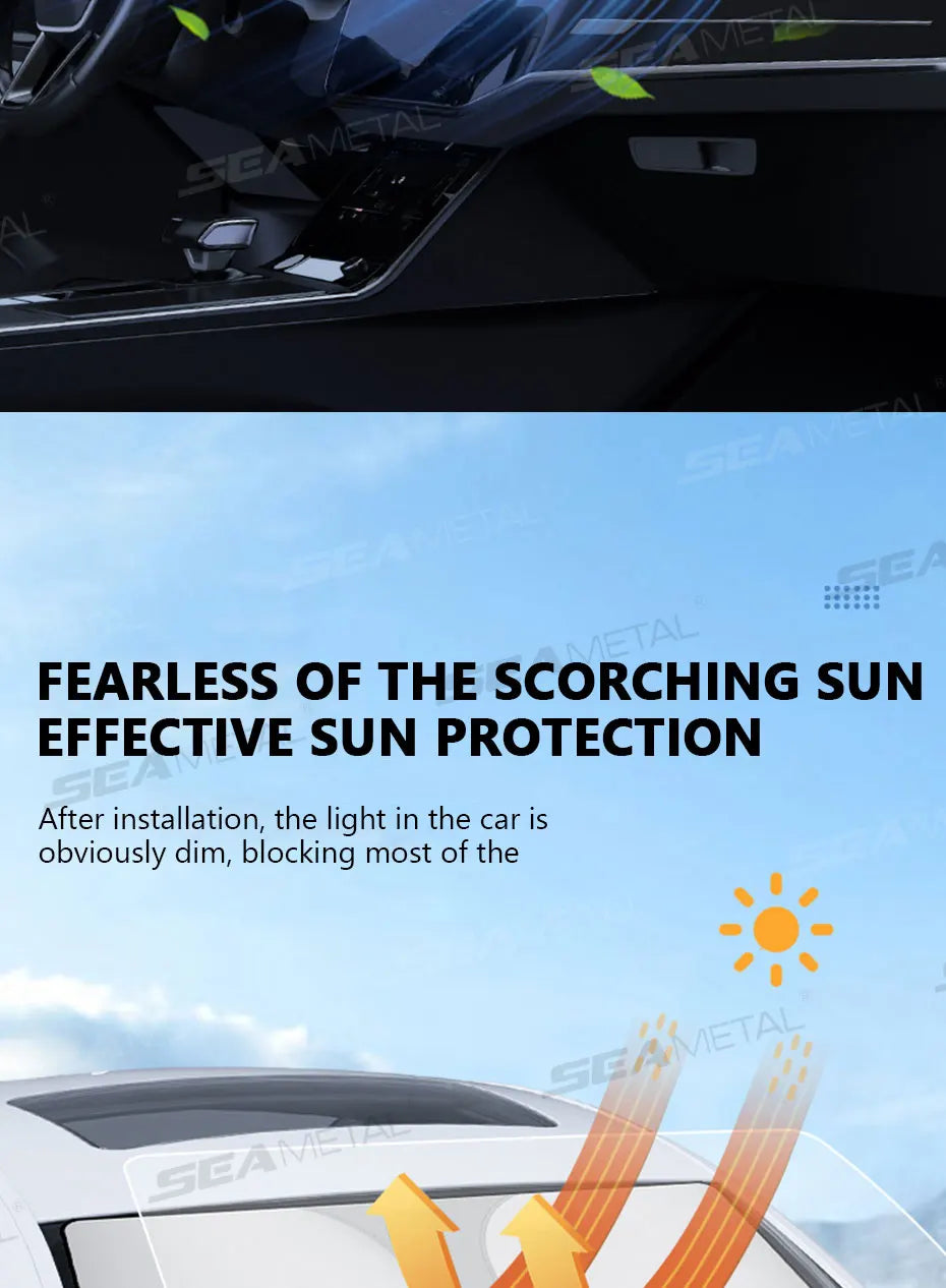 Foldable Windshield Sun Shade — 99% UV Block, Keeps Car Cool | Standard & XL SUV Sizes