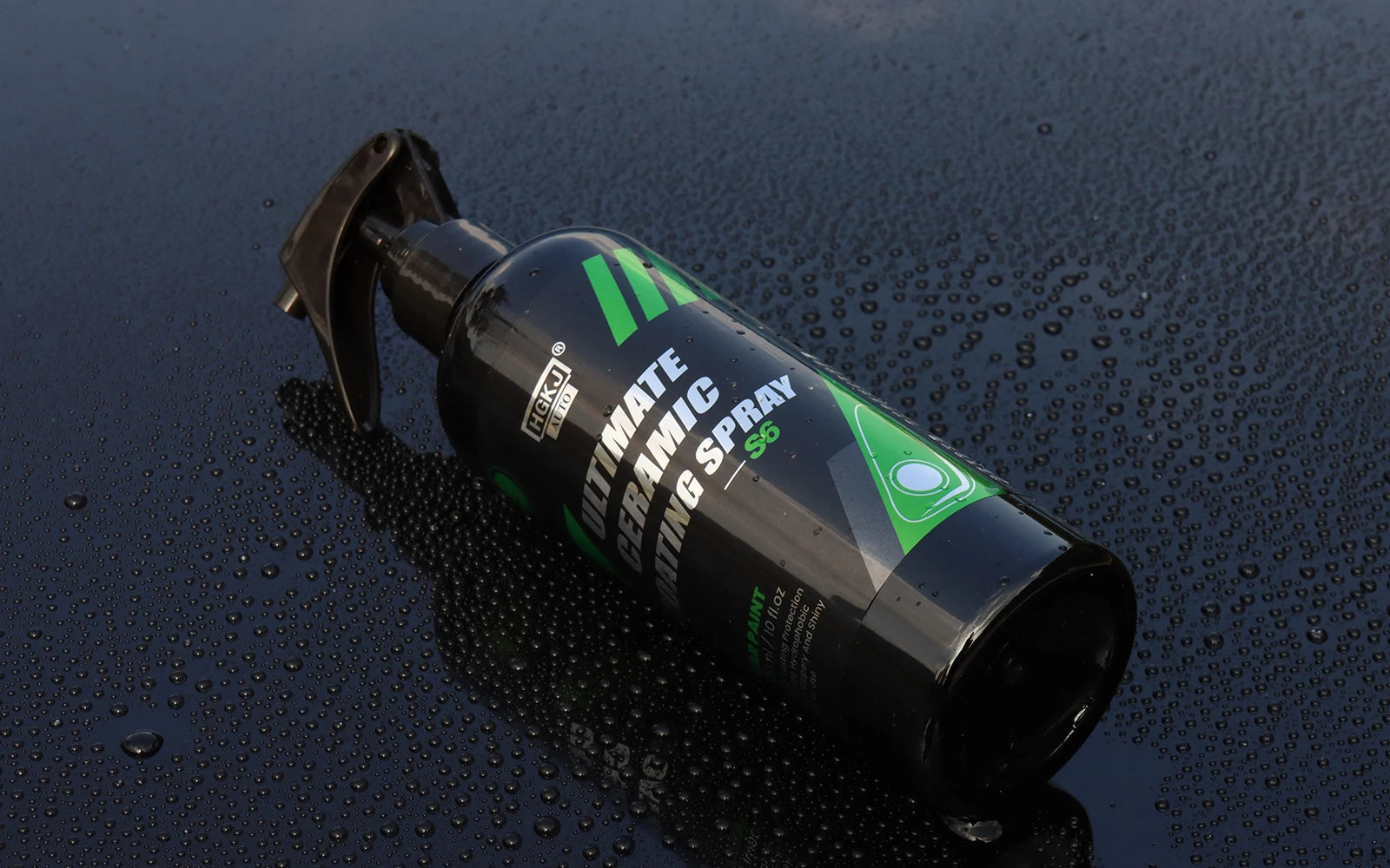 HGKJ S6 Ultimate Ceramic Coating Spray Hydrophobic High Gloss Paint Protection 9H Nano Top Long Lasting Wax Car Care Detail