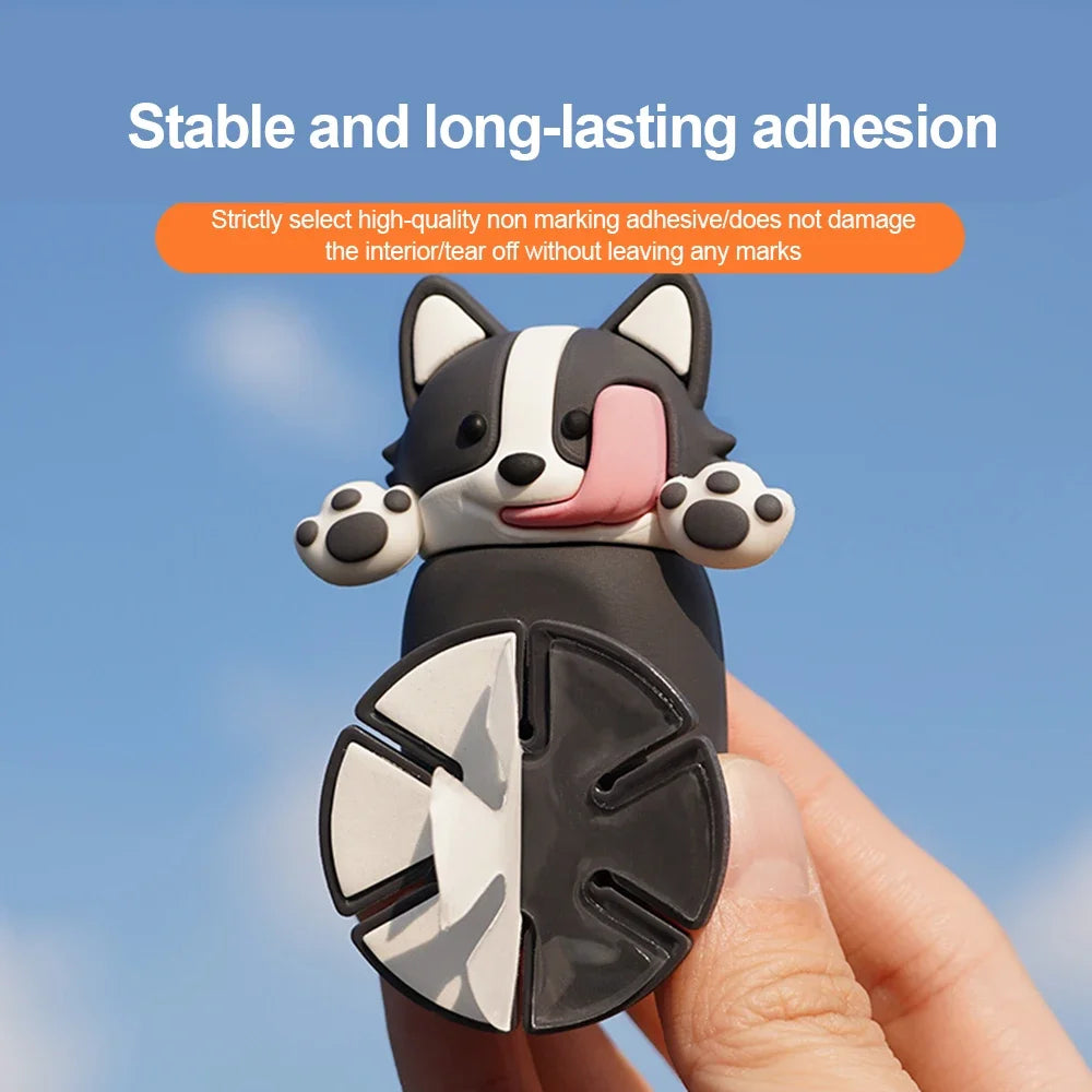 Car Pendant Cute Swinging Dog Auto Rearview Mirror Hanging Ornaments with Interior Decoraction Accessories for Girl Gifts