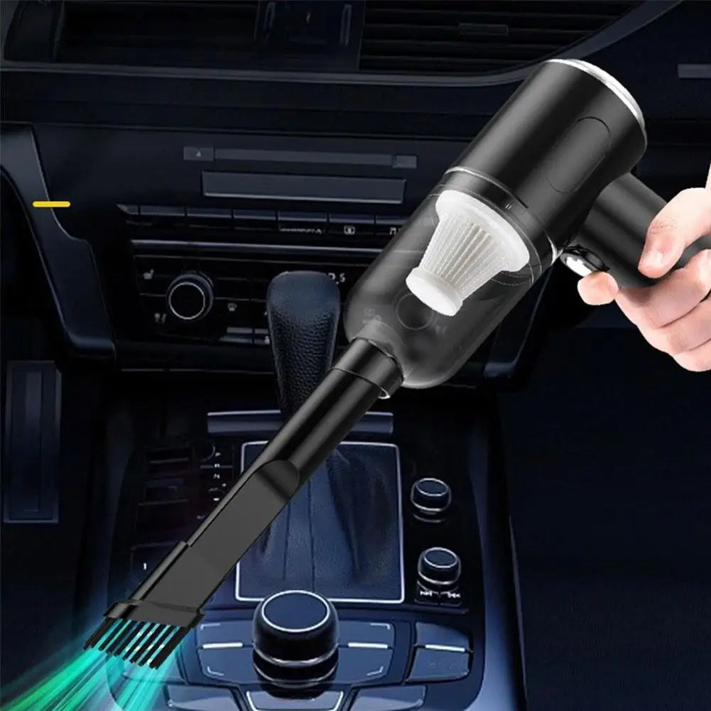 Multi-Surface Car Vacuum — Compact Portable, Home & Vehicle Use